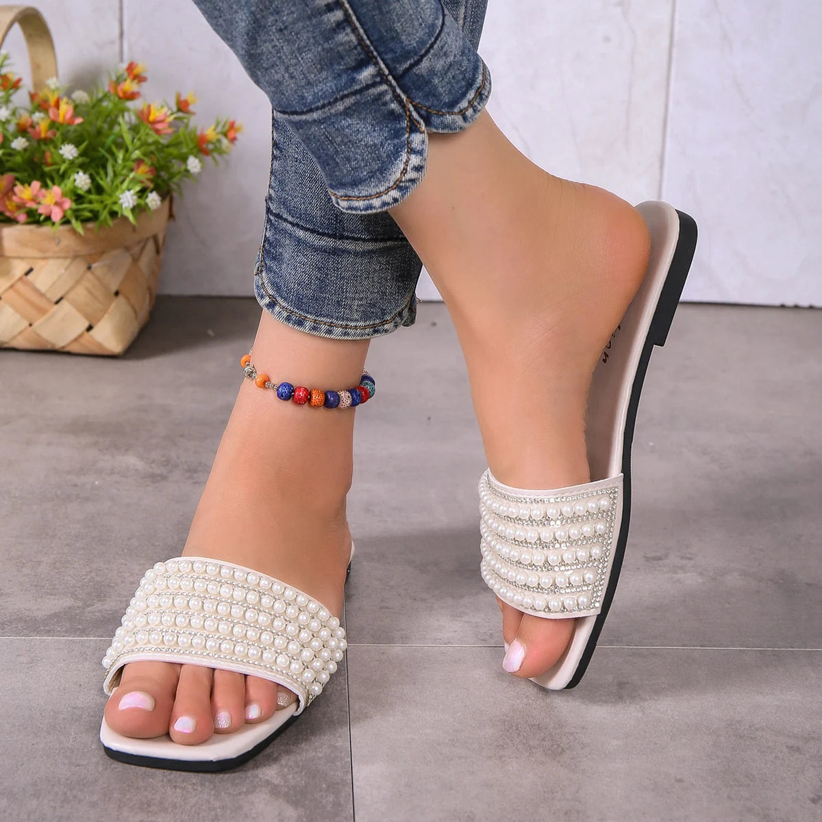 Sandalias planas de moda para mujer
